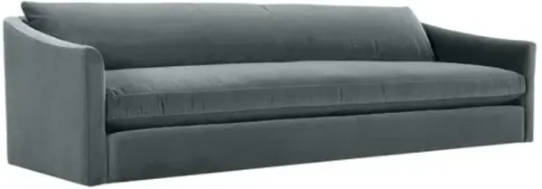 Winslow Velvet Bench-Seat Sofa