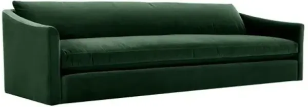 Winslow Velvet Bench-Seat Sofa