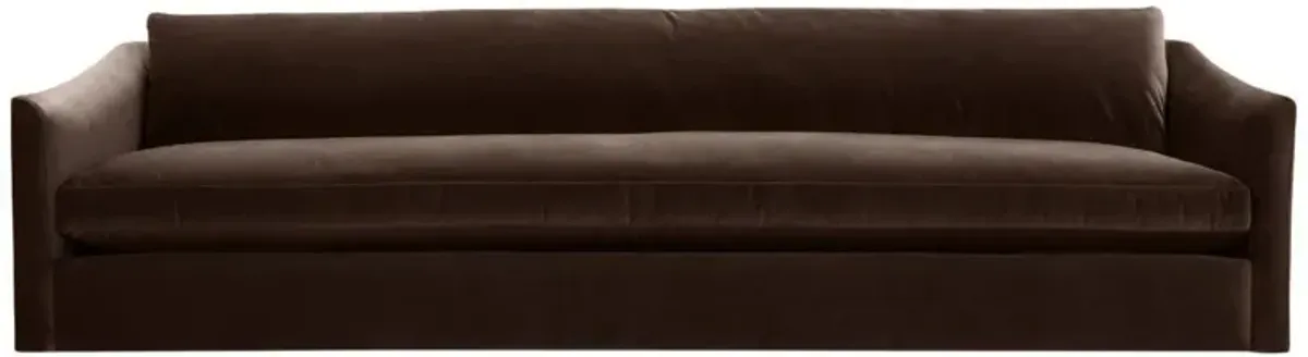 Winslow Velvet Bench-Seat Sofa