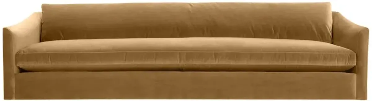 Winslow Velvet Bench-Seat Sofa