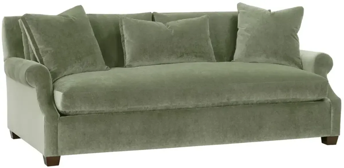Juliette Velvet Bench-Seat Sofa