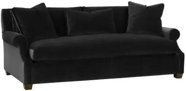 Juliette Velvet Bench-Seat Sofa