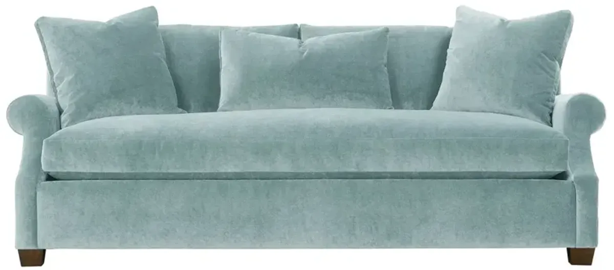 Juliette Velvet Bench-Seat Sofa
