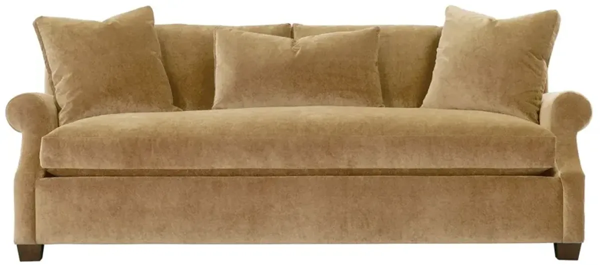Juliette Velvet Bench-Seat Sofa