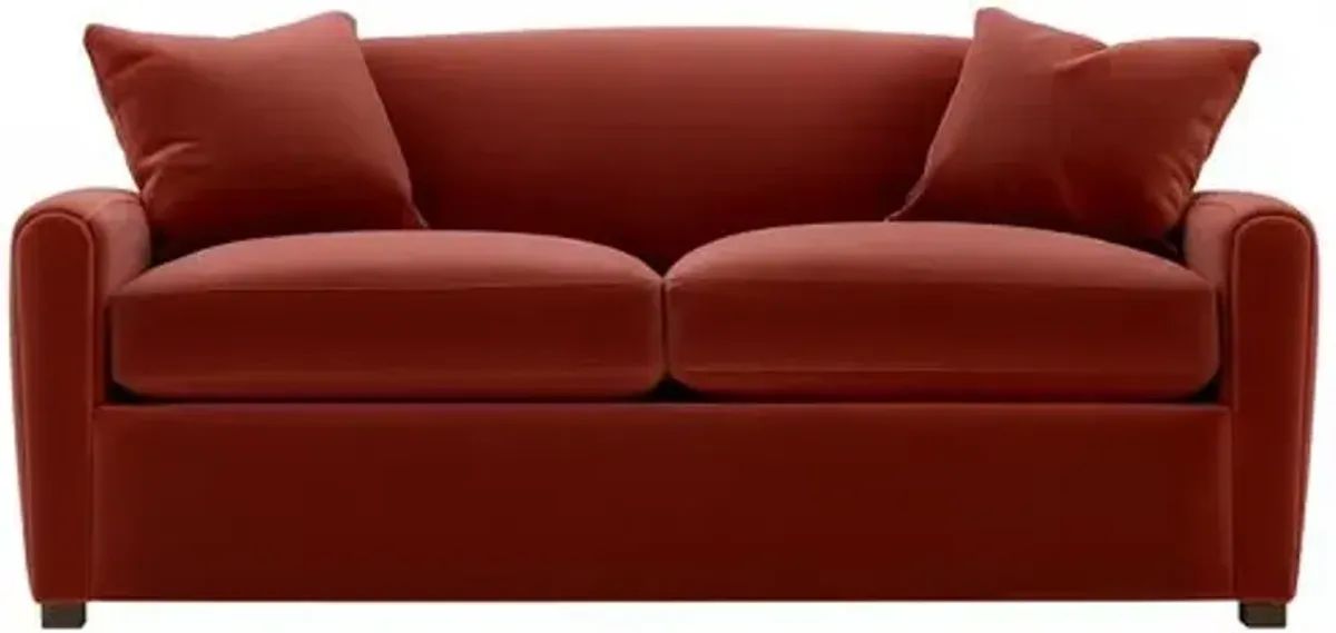 Penrose Velvet 2-Seat Sofa