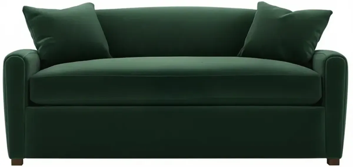 Penrose Velvet Bench-Seat Sofa