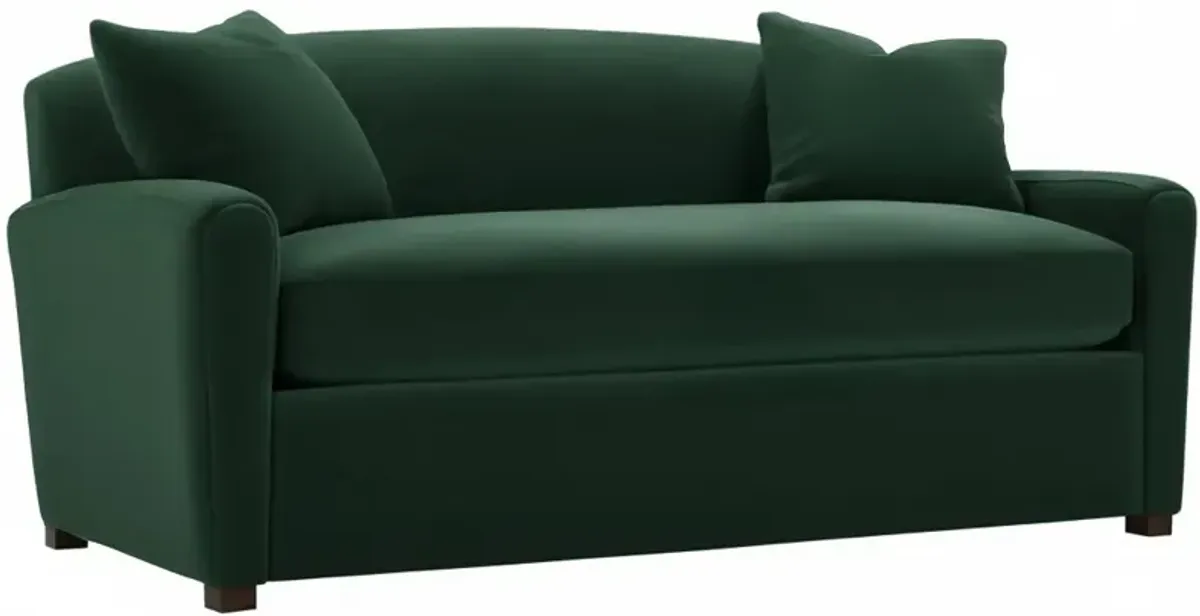 Penrose Velvet Bench-Seat Sofa