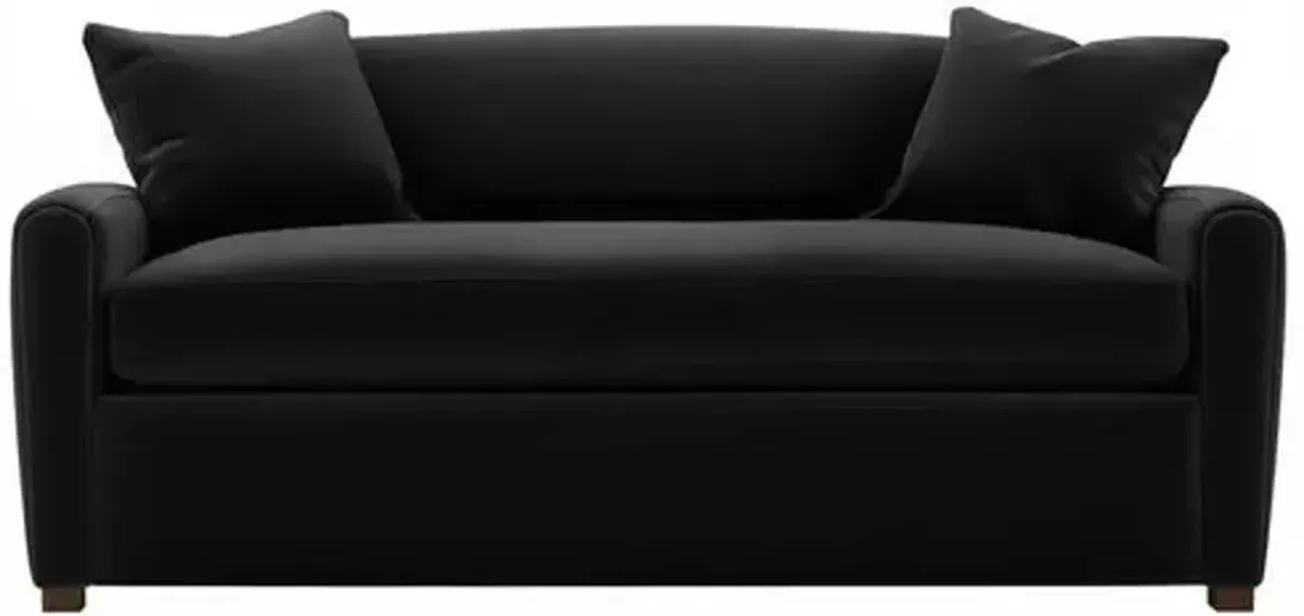 Penrose Velvet Bench-Seat Sofa