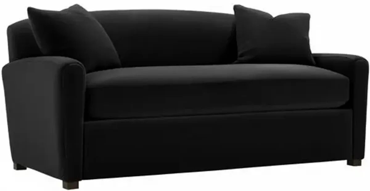Penrose Velvet Bench-Seat Sofa