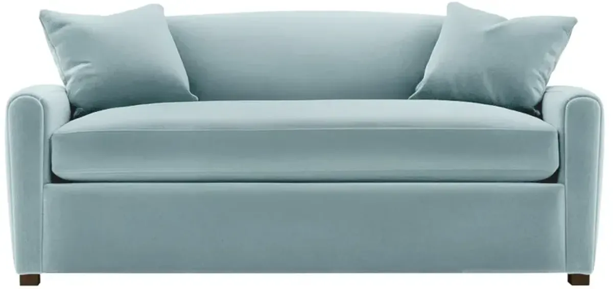 Penrose Velvet Bench-Seat Sofa