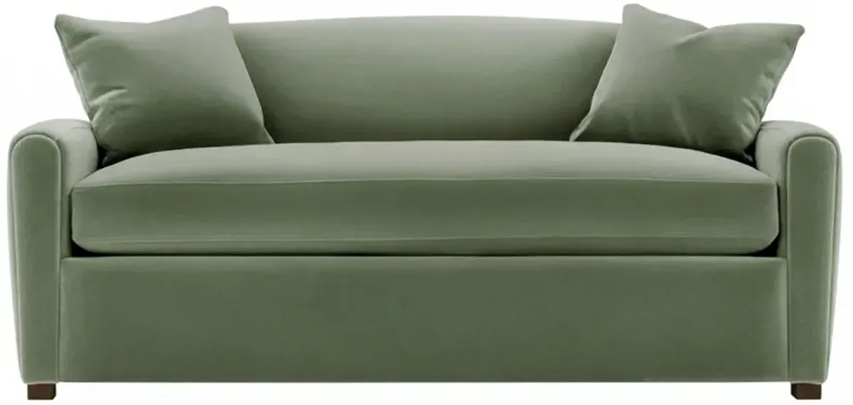 Penrose Velvet Bench-Seat Sofa