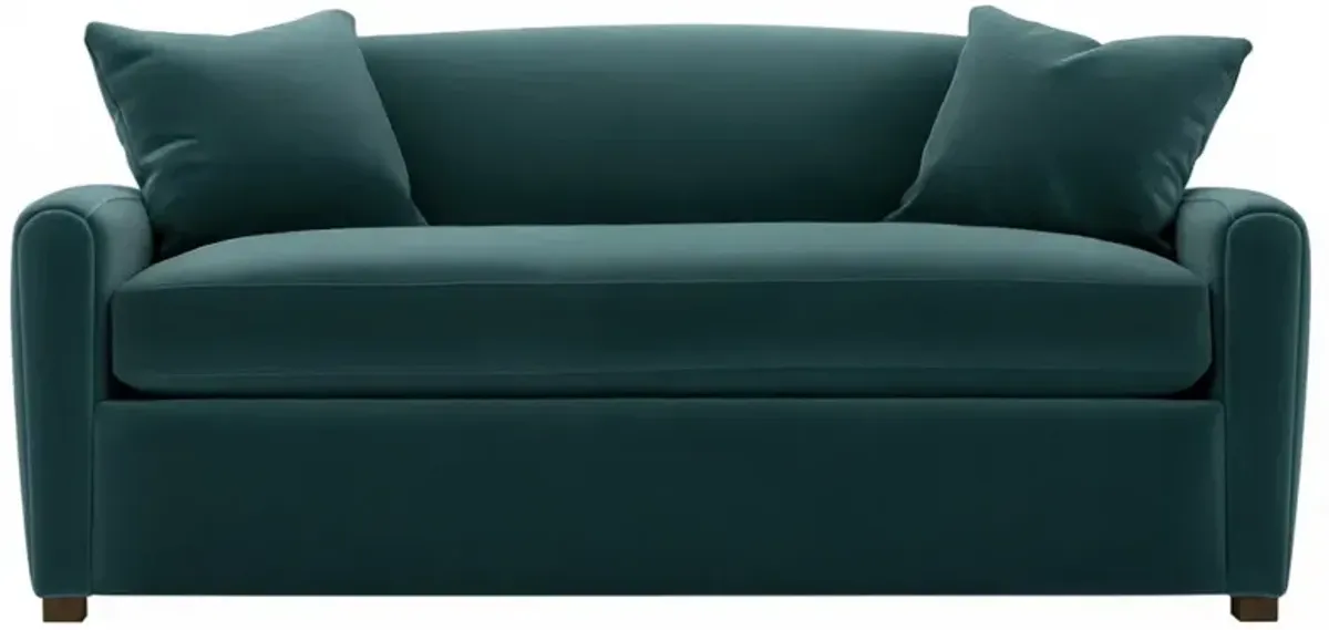 Penrose Velvet Bench-Seat Sofa