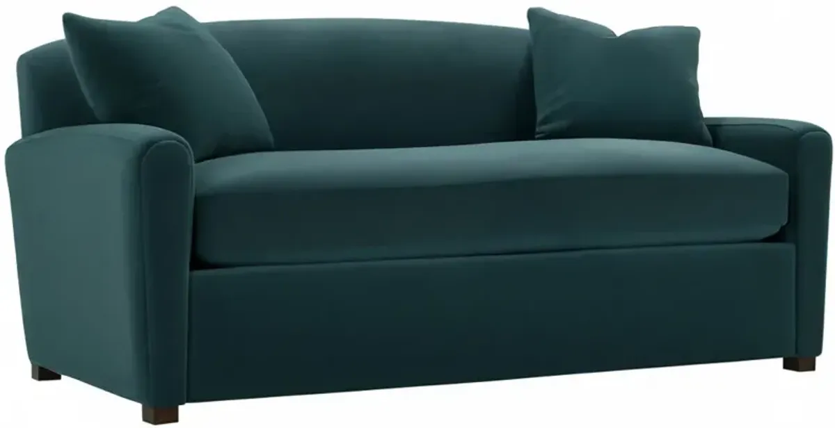 Penrose Velvet Bench-Seat Sofa
