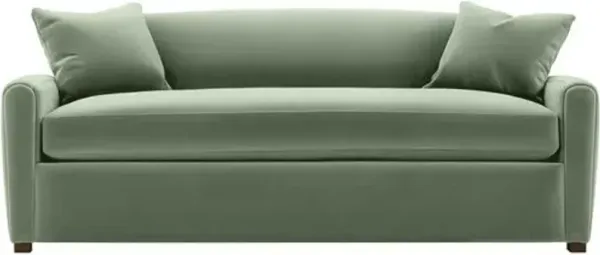 Penrose Velvet Bench-Seat Sofa