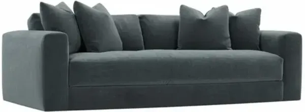 Hadley 97" Velvet Bench-Seat Sofa