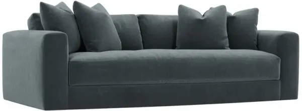 Hadley 97" Velvet Bench-Seat Sofa