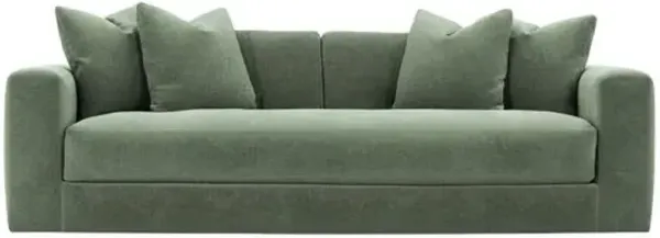 Hadley 97" Velvet Bench-Seat Sofa
