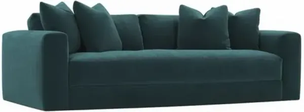 Hadley 97" Velvet Bench-Seat Sofa