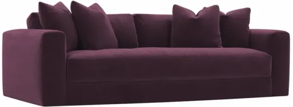 Hadley 97" Velvet Bench-Seat Sofa