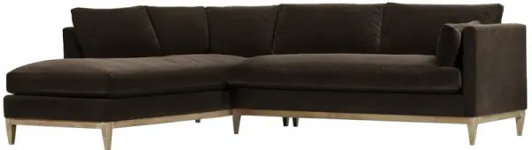 Elodie 107" Velvet Chaise Sectional