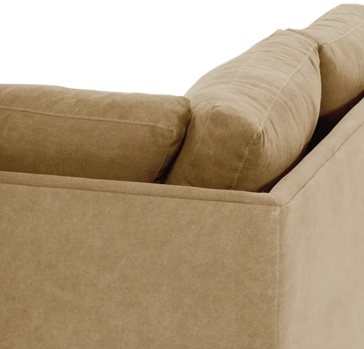 Elodie 107" Velvet Chaise Sectional