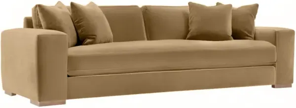 Remington Velvet Bench-Seat Sofa