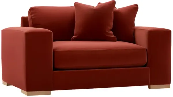 Remington 60" Velvet Chair-and-a-Half