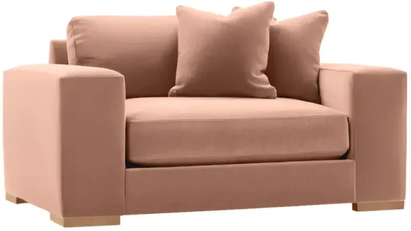 Remington 60" Velvet Chair-and-a-Half