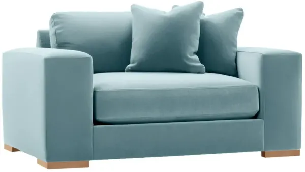 Remington 60" Velvet Chair-and-a-Half