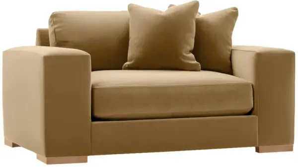 Remington 60" Velvet Chair-and-a-Half