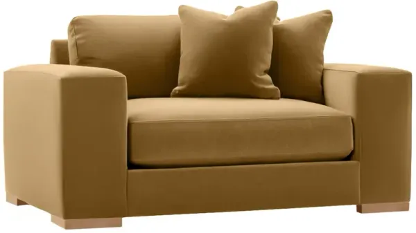 Remington 60" Velvet Chair-and-a-Half