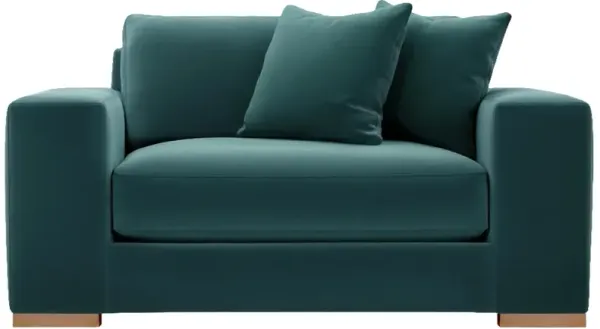 Remington 60" Velvet Chair-and-a-Half