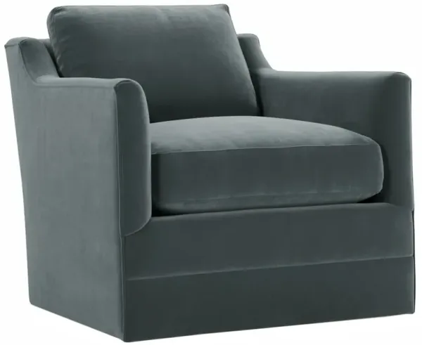 Margot Velvet Swivel Chair