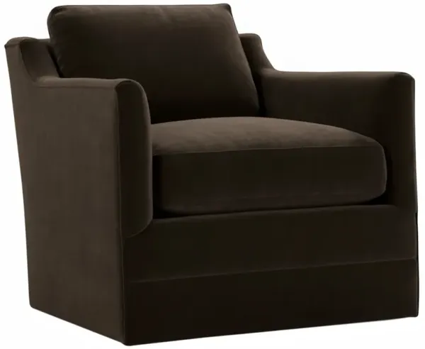 Margot Velvet Swivel Chair
