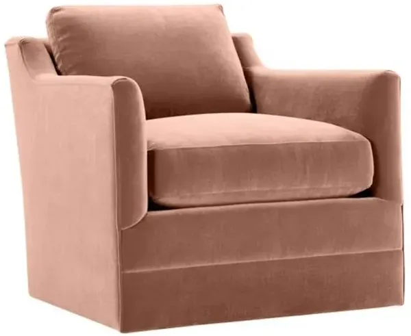 Margot Velvet Swivel Chair