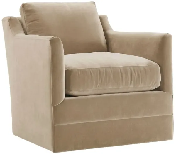 Margot Velvet Swivel Chair