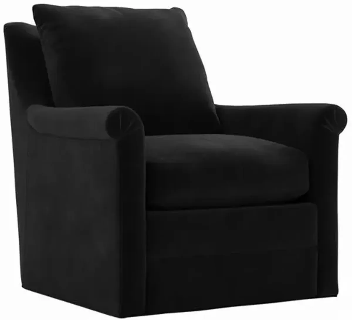 Juliette Velvet Swivel Chair