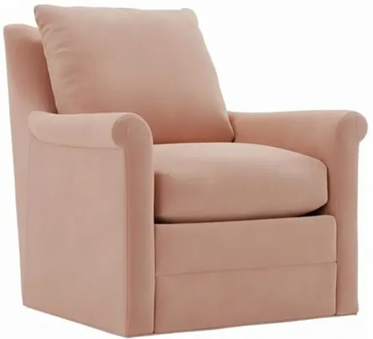 Juliette Velvet Swivel Chair