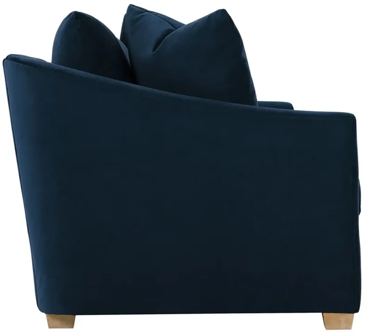 Ellis 89" Velvet Bench-Seat Sofa