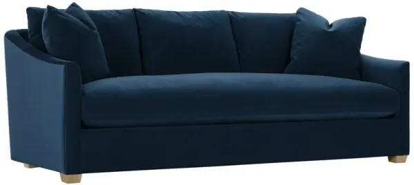 Ellis 89" Velvet Bench-Seat Sofa