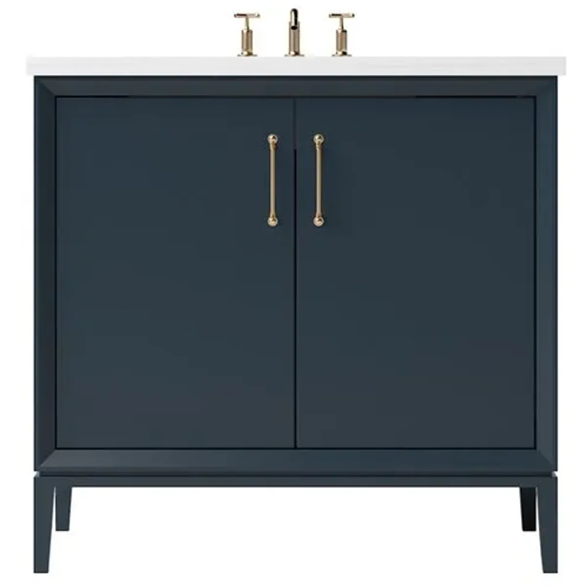 Hawthorne Single Bathroom Vanity - Blue