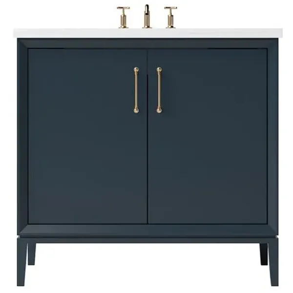 Hawthorne Single Bathroom Vanity - Blue