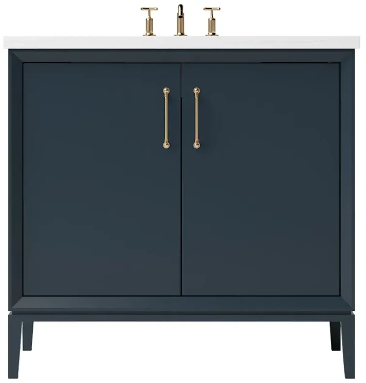 Hawthorne Single Bathroom Vanity - Blue