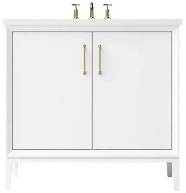 Hawthorne Single Bathroom Vanity - White