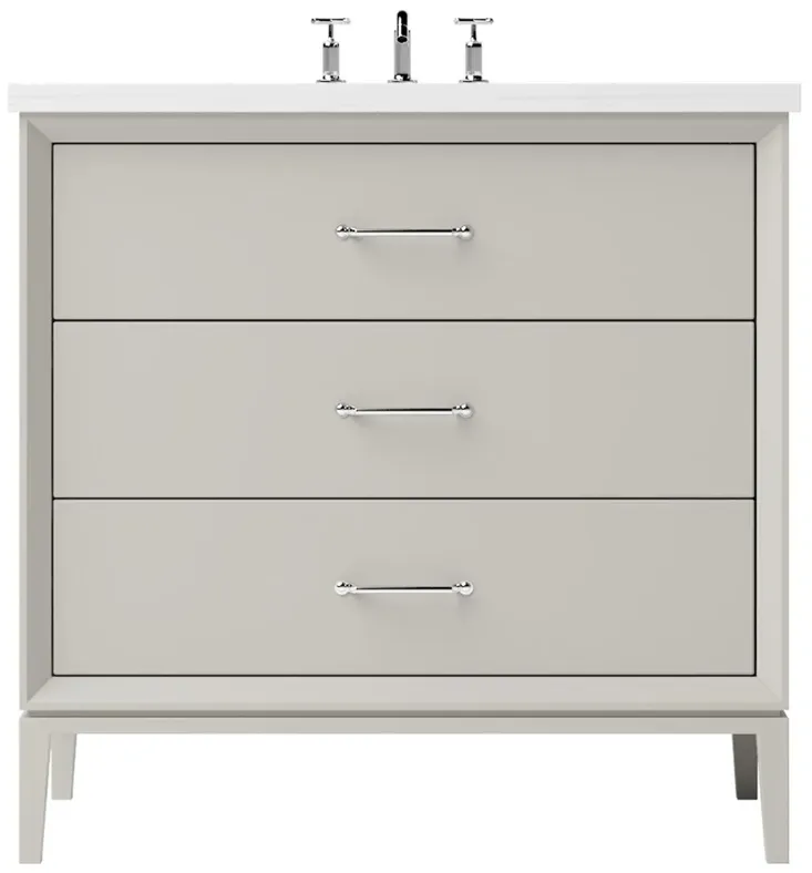 Hawthorne Three-Drawer Single Bathroom Vanity