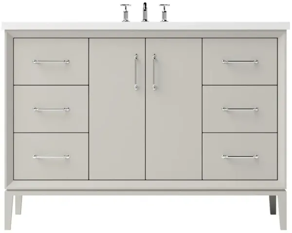 Hawthorne Single Extra Wide Bathroom Vanity - Brown