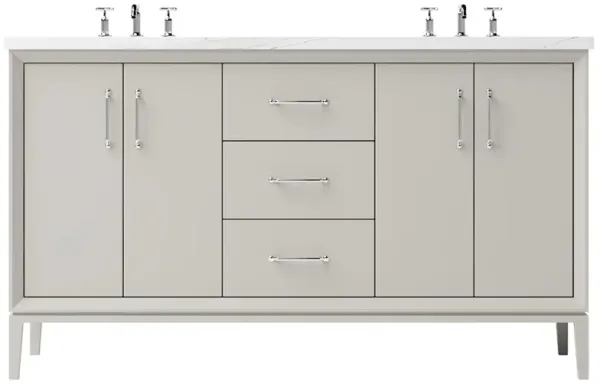 Hawthorne Double Bathroom Vanity - Beige