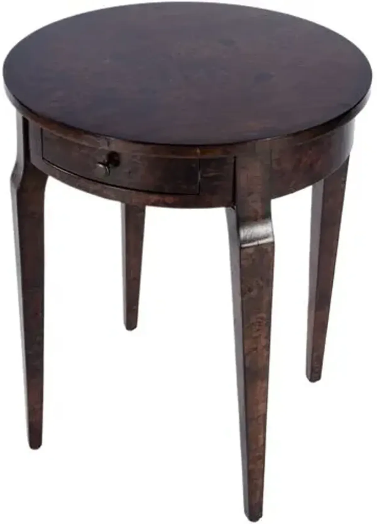 Ruth 1-Drawer Side Table - Brown