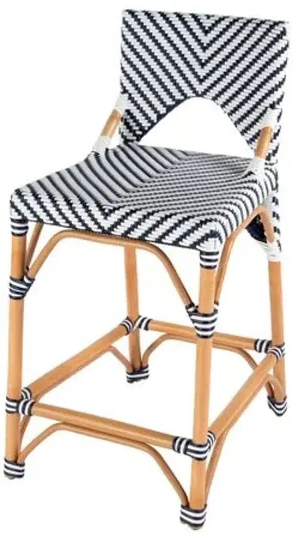 Corvus Rattan Counter Stool