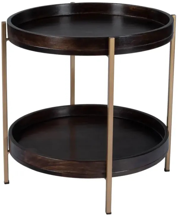 Vale Round 2-Tier Side Table